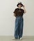 COLORED SLEEVE EDGE S/S TOP