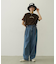 COLORED SLEEVE EDGE S/S TOP