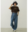 COLORED SLEEVE EDGE S/S TOP