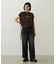 COLORED SLEEVE EDGE S/S TOP