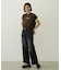 COLORED SLEEVE EDGE S/S TOP