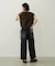 COLORED SLEEVE EDGE S/S TOP