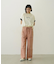 COLORED SLEEVE EDGE S/S TOP