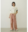 COLORED SLEEVE EDGE S/S TOP