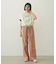 COLORED SLEEVE EDGE S/S TOP