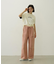 COLORED SLEEVE EDGE S/S TOP