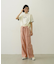 COLORED SLEEVE EDGE S/S TOP