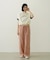 COLORED SLEEVE EDGE S/S TOP
