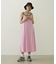 BICOLOR BACK RIBBON CAMISOLE DRESS