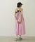BICOLOR BACK RIBBON CAMISOLE DRESS