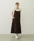 BICOLOR BACK RIBBON CAMISOLE DRESS