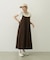 BICOLOR BACK RIBBON CAMISOLE DRESS