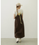 BICOLOR BACK RIBBON CAMISOLE DRESS