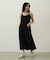 BICOLOR BACK RIBBON CAMISOLE DRESS