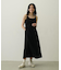 BICOLOR BACK RIBBON CAMISOLE DRESS
