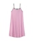 BICOLOR BACK RIBBON CAMISOLE DRESS