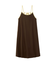 BICOLOR BACK RIBBON CAMISOLE DRESS