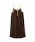 BICOLOR BACK RIBBON CAMISOLE DRESS