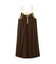 BICOLOR BACK RIBBON CAMISOLE DRESS