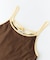 BICOLOR BACK RIBBON CAMISOLE DRESS