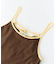 BICOLOR BACK RIBBON CAMISOLE DRESS