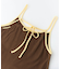 BICOLOR BACK RIBBON CAMISOLE DRESS