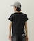 FLOWER PRINT AND EMBROIDERY COMPACT S/S TEE