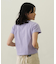 FLOWER PRINT AND EMBROIDERY COMPACT S/S TEE