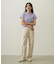 FLOWER PRINT AND EMBROIDERY COMPACT S/S TEE