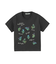 FLOWER PRINT AND EMBROIDERY COMPACT S/S TEE