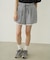 GINGHAM MINI SHORTS