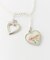 BEADS AND HEART CHARMS NECKLACE