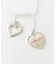 BEADS AND HEART CHARMS NECKLACE