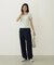 STRIPED SQUARE HALTER NECK TOP