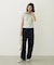 STRIPED SQUARE HALTER NECK TOP
