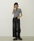 STRIPED SQUARE HALTER NECK TOP