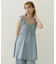 RUFFLE GATHERED DRESS