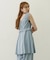 RUFFLE GATHERED DRESS