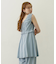 RUFFLE GATHERED DRESS