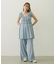 RUFFLE GATHERED DRESS