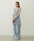 RUFFLE GATHERED DRESS