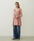 RUFFLE GATHERED DRESS