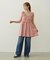 RUFFLE GATHERED DRESS