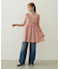 RUFFLE GATHERED DRESS