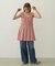 RUFFLE GATHERED DRESS