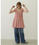 RUFFLE GATHERED DRESS