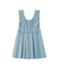 RUFFLE GATHERED DRESS
