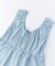 RUFFLE GATHERED DRESS