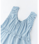 RUFFLE GATHERED DRESS
