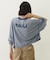 COLOR STITCH WIDE S/S TOP